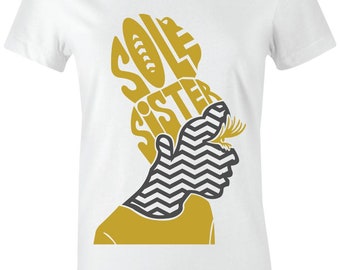 Sole Sister 4 "Harmony" Juniors/Women's T-Shirt to Match Jordan 4 "Lightning"