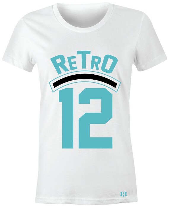 jordan 12 aqua shirt