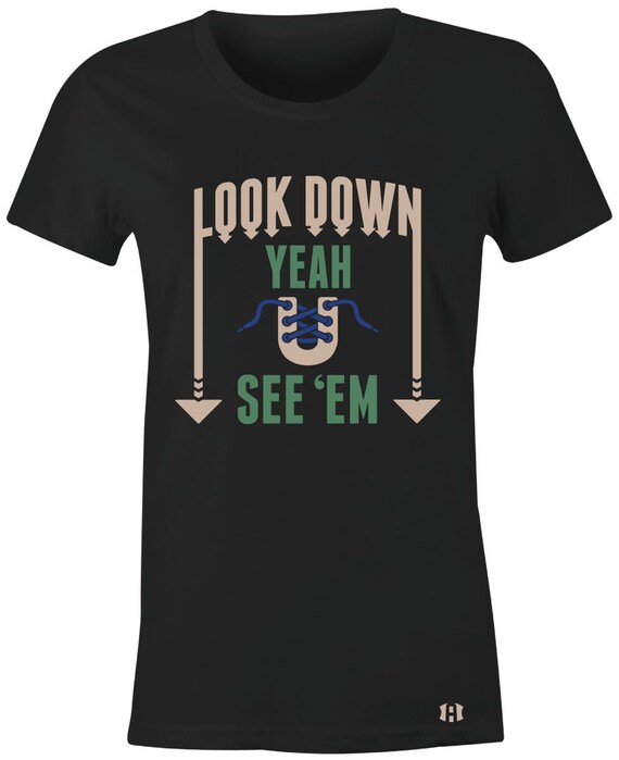 Look Down Juniors/Women T-Shirt to 