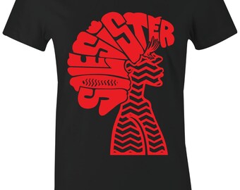 Sole Sister 1 "Revolution" Juniors/Women's T-Shirt to Match Jordan 4 "RED THUNDER"