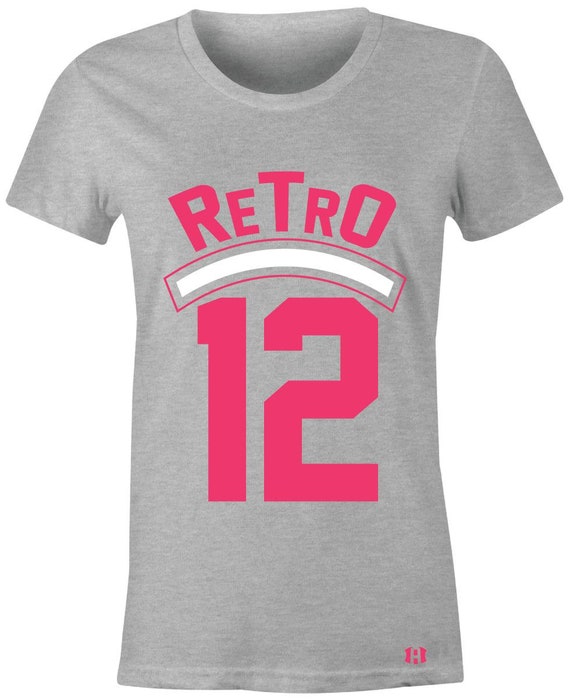 racer pink jordan 12 shirts to match