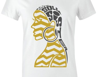 Sole Sister 2 "Power" Juniors/Women's T-Shirt to Match Jordan 4 "Lightning"