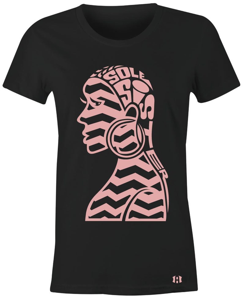 Sole Sister 2 Power Juniors/Women T-Shirt to Match Foamposite One Elemental Rose image 1