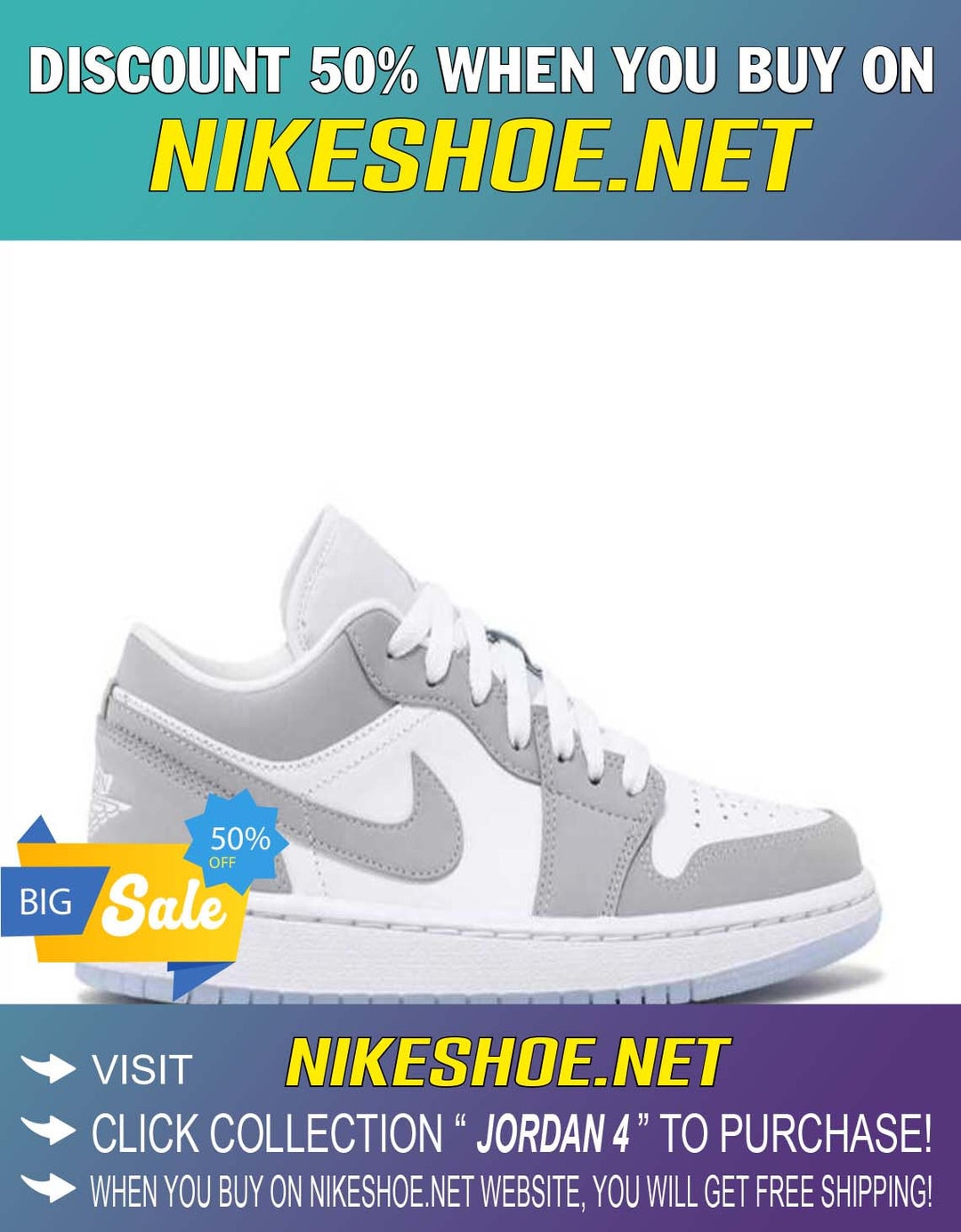 air jordan 1 lows white wolf grey