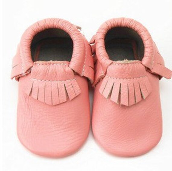 light pink moccasins