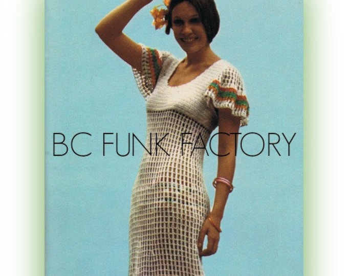 Vintage Crochet Beach Cover-up