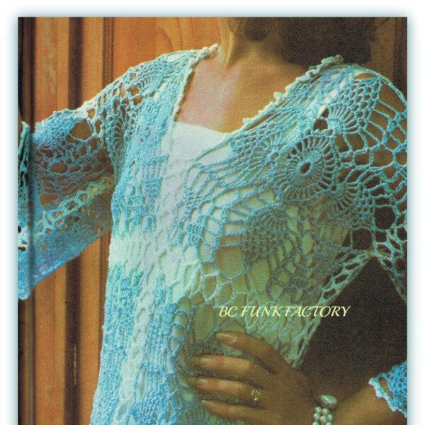 Crochet Top Pattern Pineapple Motif Design Women's Crochet Summer Top PDF Crochet Pattern DIY Crochet