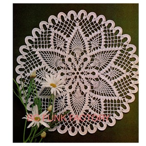 Crochet Pattern Doily Pineapple  Pattern - Vintage Thread Crochet Centerpiece DIY Crochet - PDF Crochet Pattern