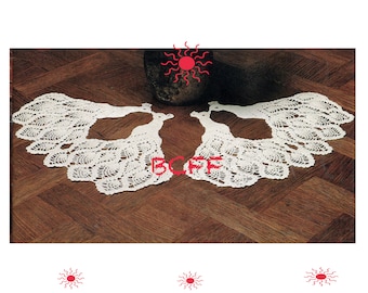 Patrón de tapete de crochet - Tapete de pavo real - Tapete para centro de mesa - Decoración Shabby Chic - Patrón de crochet en PDF - Descarga instantánea