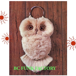Macrame Pattern Owl Wall Hanger Vintage 1970&#39;s Macrame Pattern PDF