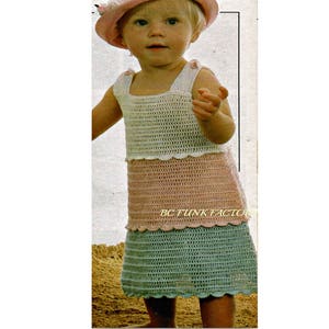 Toddler Dress Crochet Pattern Summer Dress Quick Crochet PDF Crochet Pattern  Instant Download