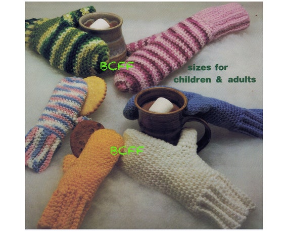 11 patrons pour tricoter des moufles - Marie Claire