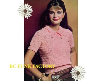 Haakpatroon damestop vintage 80' zomer haakpatroon pdf
