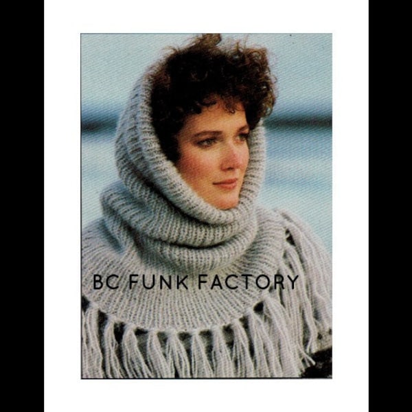 Women's Head Scarf Cowl Knitting Pattern Ladies Winter Wear PDF Pattern Instant Download on Etsy