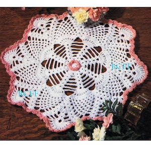 Pineapple Doily Crochet Pattern - Thread Crochet Pattern Home Decor crochet - PDF Crochet Pattern