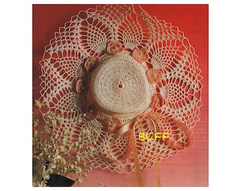 Little Crochet Hat Pattern - Thread Crochet Pineapple Design Hat Doily- Home Decor PDF Crochet Pattern Almost Free