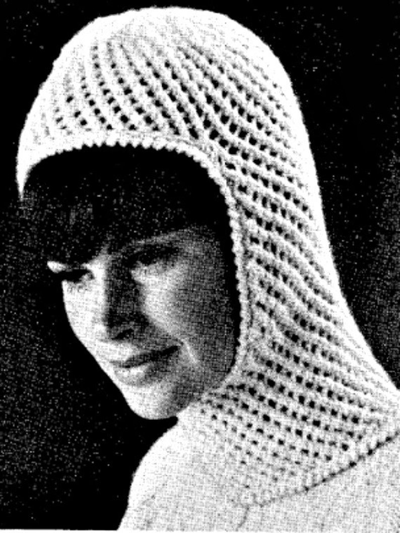 Hat Knitting Pattern Balaclava Winter Wear For Men & Women Children Ski Mask PDF Knitting Pattern image 2