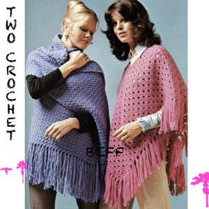 Crochet Pattern, Women crochet pattern, Crochet Shawl -  Wrap pattern, Crochet Poncho pattern, PDF Crochet Pattern