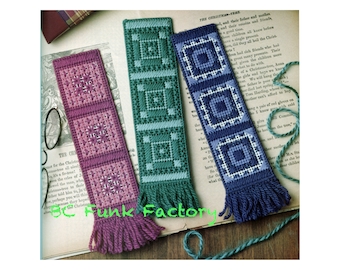 Plastic Canvas Pattern - Bookmarks in Plastic Canvas Pattern - Vintage PDF Plastic Canvas Pattern