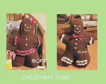 Christmas Crochet Pattern Gingerbread Man pattern Christmas Crochet Decoration Pattern PDF Crochet Pattern