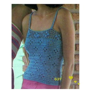 Women's Tank Top Crochet Pattern Boho crochet pattern PDF Crochet Pattern Instant Download