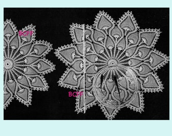 Gehaakt patroon kleedje vintage ananas - haakpatroon jaren 70 woondecoratie - pdf-haakpatroon
