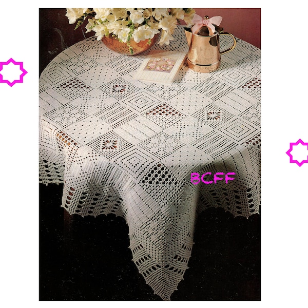 Crochet Table Cover Etsy