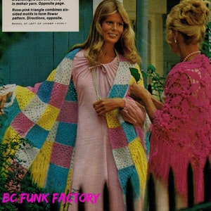 No.586 Shawl Crochet Pattern PDF Vintage - Women's Square No.586 Shawl Crochet Pattern PDF Vintage - Women's Square