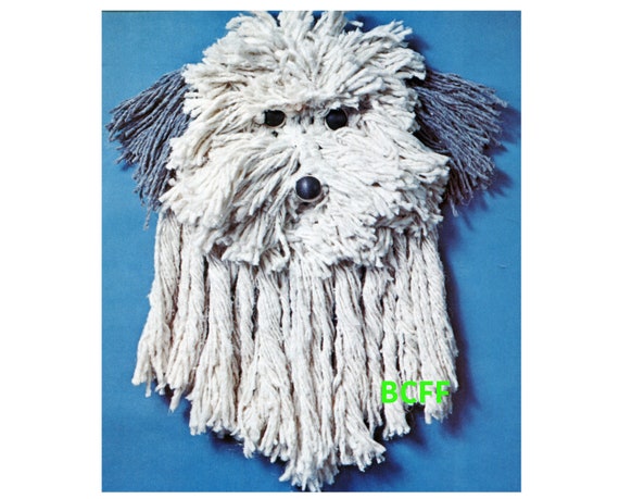 Vintage Macrame Pattern - Macrame Wall Hanging Pattern - Shaggy Dog Wall Hanging PDF Macrame Pattern