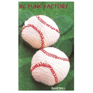 Crochet Pattern Slippers Women Men Baseball Scuffs Novelty Slippers Crochet Pattern PDF
