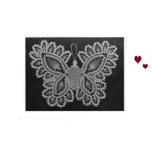 Butterfly Doily Crochet Pattern - Thread Crochet Pattern -  Home Crochet Pattern - PDF Crochet Pattern Printable Download
