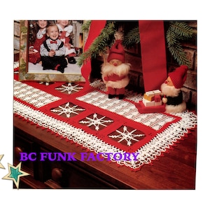 Crochet Pattern Doily Runner Christmas Decor Runner Crochet Pattern PDF
