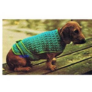 Dog Coat Crochet Pattern Winter Dog Wear Digital Pattern Instant Download on Etsy