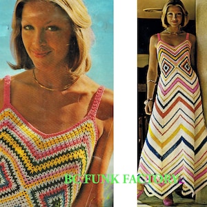 Crochet Pattern Womens Dress Pattern Summer Evening Beach Ladies Crochet Pattern PDF
