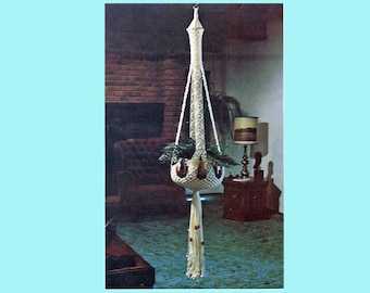 Macramépatroon - patroon plantenhanger vintage macramépatroon jaren 70 pdf