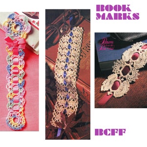 Crochet Bookmarks - Vintage Crochet Pattern - Crochet Gift pattern - PDF Crochet Pattern - Thread Crochet PDF