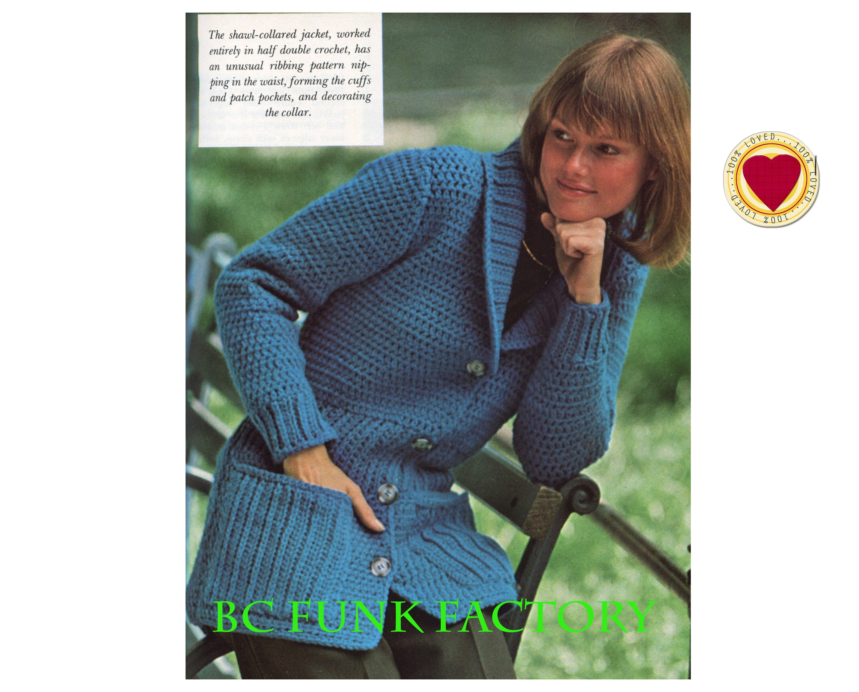 70s Shawl Cardigan - Etsy