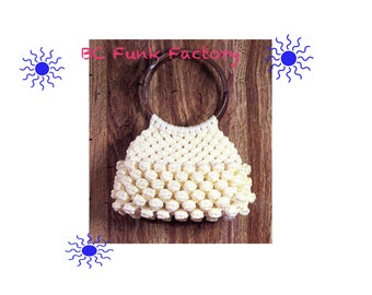 1970s Macrame Bag Pattern Handbag Design Purse Pattern •  Vintage • Retro Macrame PDF Pattern