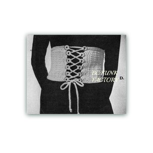 Stickmönster för snörning i vintagestil (PDF-mönster)