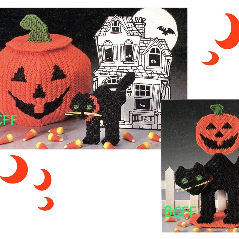 Halloween Plastic Canvas Patterns - Etsy