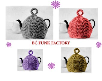 Breipatroon Theepot Gezellig patroon - Vintage theepothoes PDF breipatroon