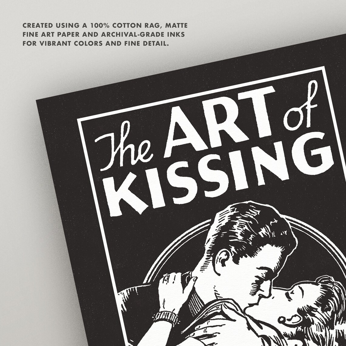 The Art of Kissing Print 3 Sizes High Quality Giclée Etsy