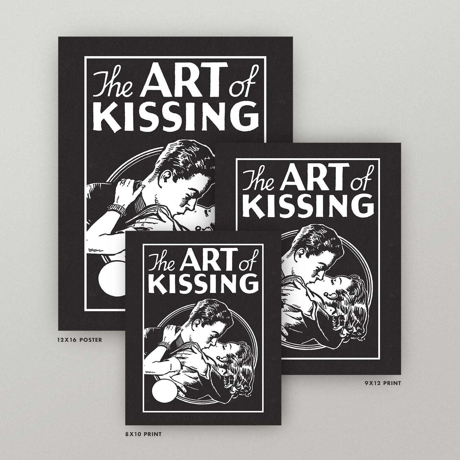 The Art of Kissing Print 3 Sizes High Quality Giclée Etsy