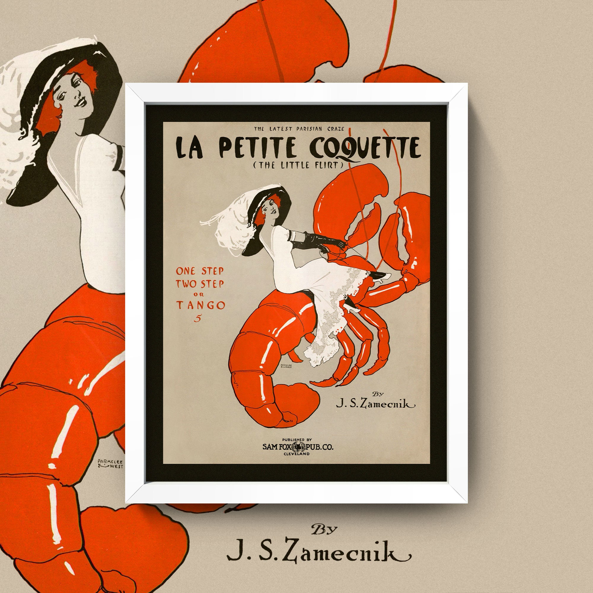 Publication vintage : La Coquette