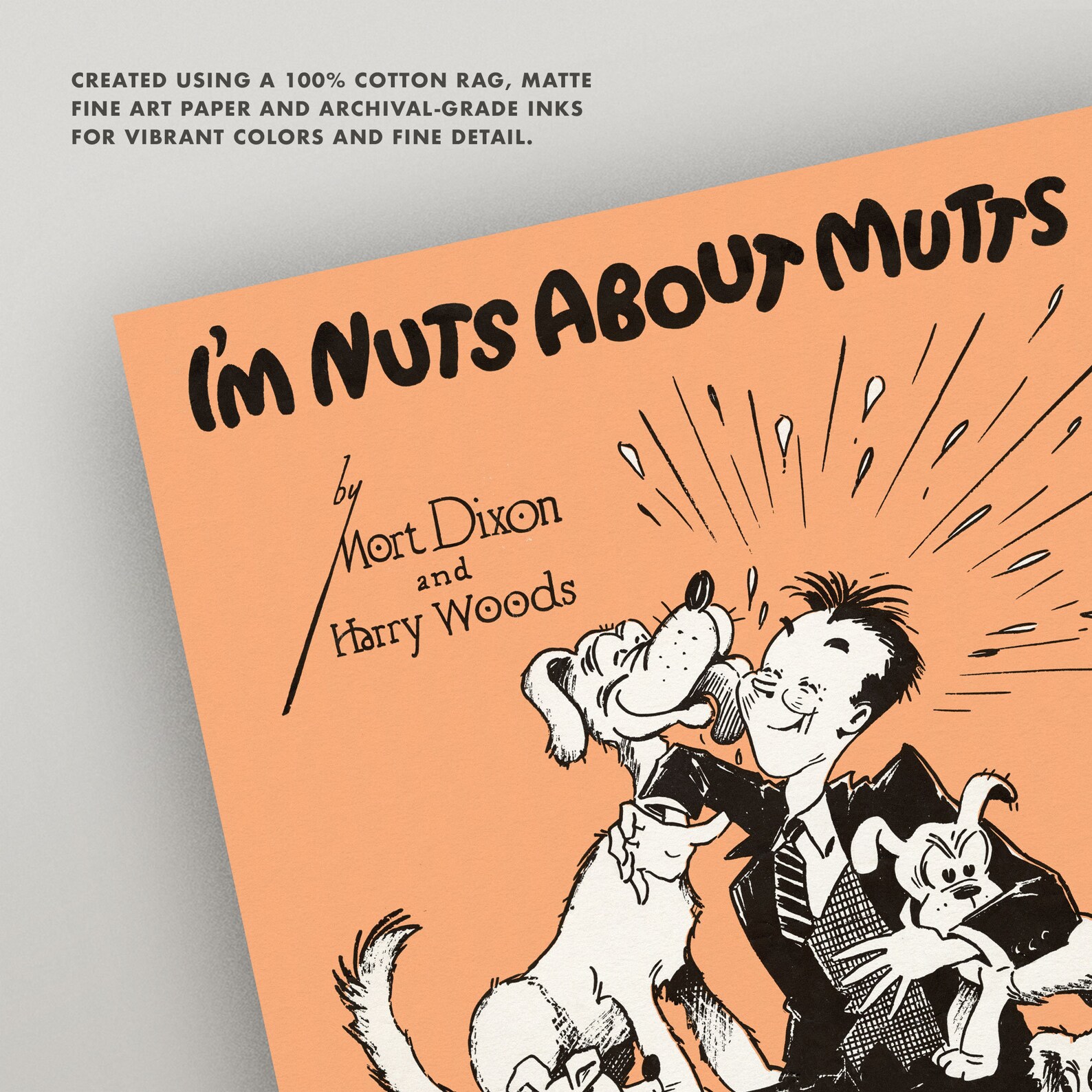 Im Nuts About Mutts Print Vintage Sheet Music Cover Wall Etsy