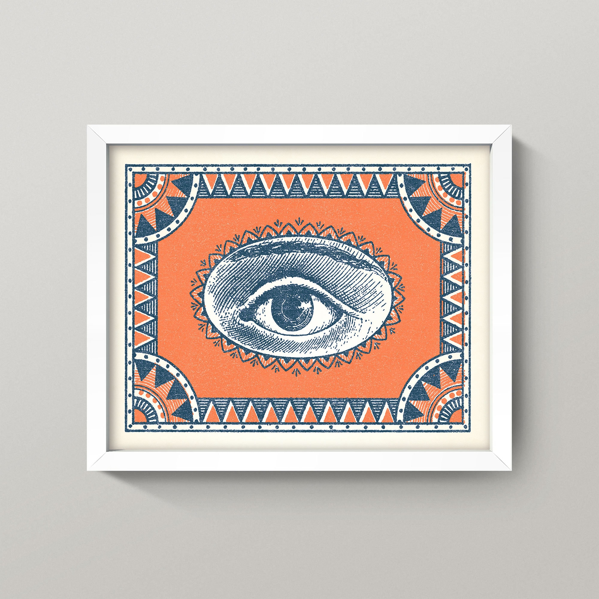 Ornate Eye Print • Vintage Eyeball Wall Art • 2 Sizes! 8X10