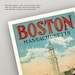 Vintage Boston Travel Poster • Antique Boston Print • 5 Sizes! • Boston ...