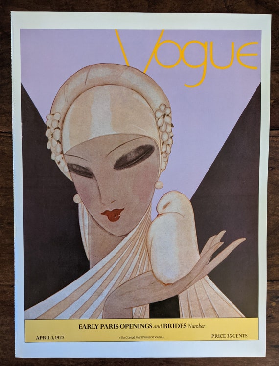 Vintage VOGUE Print April 1 1927 | Etsy