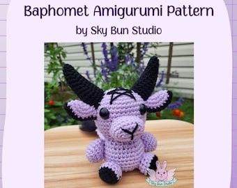 Baphomet Amigurumi Crochet Pattern: Plush Goat (PDF File)