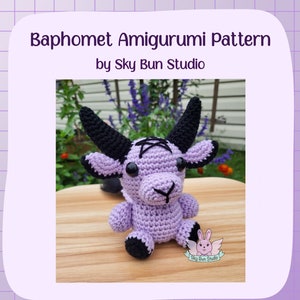 Baphomet Amigurumi Pattern / Baphomet Plush Pattern /  Baphomet Crochet Pattern ENGLISH PDF File // New and Improved